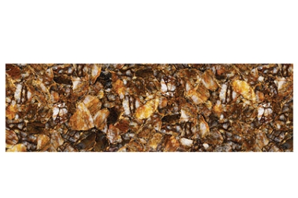 Chocolate Quartz With Gold 1