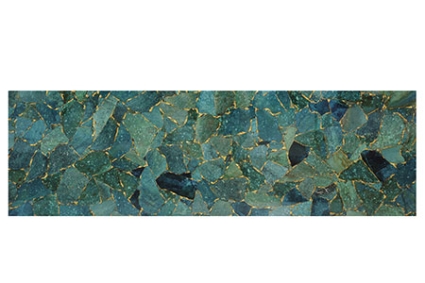 Green Jasper With Gold